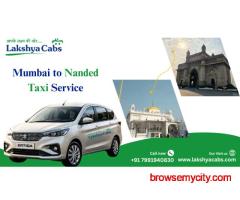 Mumbai to Nanded Taxi – Affordable One Way & Round Trip Cab Service