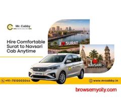 Book Fast & Reliable Surat to Navsari Cab Anytime