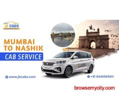 Book Reliable Mumbai to Nashik Cabs Online with JB Cabs