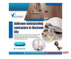 Bathroom waterproofing contractors in Electronic City