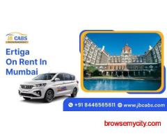 Maruti Ertiga On Rent in Mumbai at Affordable Rates | JB Cabs