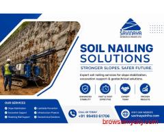 Soil Nailing Services for Highways & Infrastructure Projects