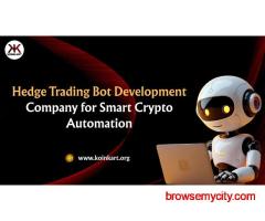 Hedge Trading Bot Development Company for Smart Crypto Automation