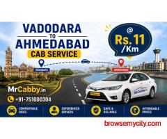 Vadodara to Ahmedabad Cab Service – Affordable Premium Taxi Ride