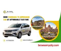 Book Vadodara to Ahmedabad Cab Service & Get Up to 10% off