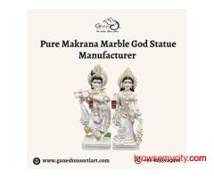 Pure Makrana Marble God Statue Manufacturer