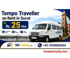 MrCabby Tempo Traveller on Rent in Surat Book Now
