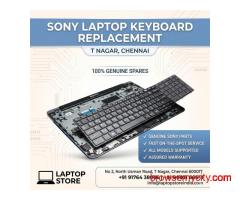 Sony Laptop Keyboard Replacement Center in T Nagar | Genuine Spares & Fast Service