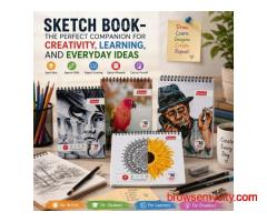 Sketch Book-The Perfect Companion for Creativity, Learning, and Everyday Ideas