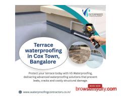 Terrace waterproofing in Cox Town, Bangalore