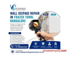 Wall seepage repair in  Frazer town , Bangalore