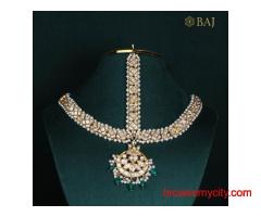 Traditional Polki Bikaneri Mangtika for Brides | BAJ