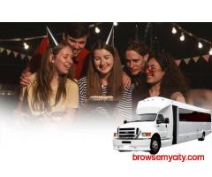 Affordable Vacaville Party Bus Rental for Weddings, Proms & Events