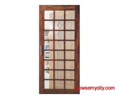 Designer Wooden Jali Door for Elegant Interiors