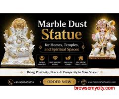 Marble Dust Statue for Homes, Temples, and Spiritual Spaces