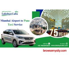Best Mumbai Airport to Pune Cab Service with 24/7 Availability