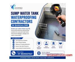 Sump Water Tank Waterproofing Contractors in Bangalore