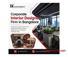 Corporate Interior Designer Firm in Bangalore