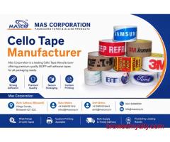 Cello Tape Manufacturer | Quality Adhesive Tape Mumbai