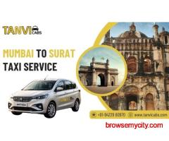 Mumbai to Surat Cab Service - Tanvi Cabs