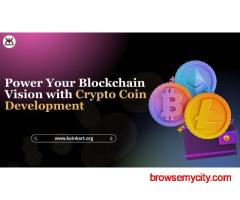 Power Your Blockchain Vision with Crypto Coin Development