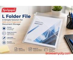 L Folder File for Easy Document Organization | Neelgagan