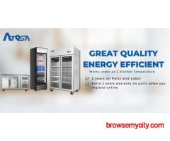 glass door fridge australia