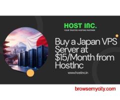 Buy a Japan VPS Server at $15/Month from HostInc