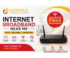 Internet Broadband Near Me GIGMAX Unlimited Fiber Broadband