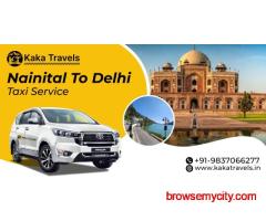 Nainital To Delhi Taxi Service