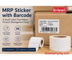 MRP Sticker with Barcode Made Simple
