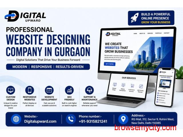 Professional Website Designing Company in Gurgaon | Digital Upward - 1/1
