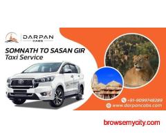 Safe & Easy Somnath to Sasan Gir Taxi Booking Service