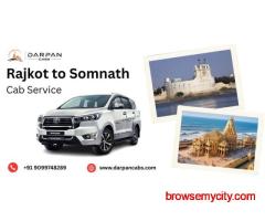 Affordable Rajkot to Somnath Cab Service – Book Today