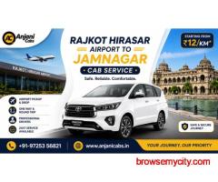 Anjani Cabs - Rajkot Hirasar to Jamnagar Cab