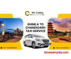 Mr. Cabby - Ride for Shimla to Chandigarh Taxi Service