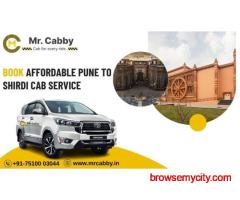 Pune to Shirdi Cab Fare starts at Rs.12/km - Mr. Cabby