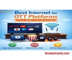 Fastest Broadband in Faridabad Internet Plans with OTT Subscription GIGMAX
