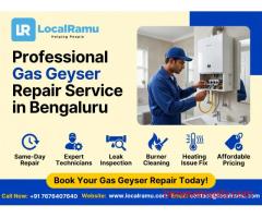 Fix Your Gas Geyser Today LocalRamu's Bengaluru Experts On Call