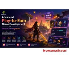 Advanced Play-to-Earn Game Development with Blockchain Integration