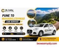 Mr. Cabby - Book Online Pune to Mahabaleshwar Cab Service
