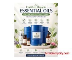 Certified Organic Essential Oils Wholesale | Aromaaz Oils