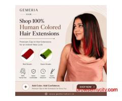 Shop 100% Human Colored Hair Extensions