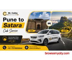 Hire Online Pune to Satara Taxi Service at Mr. Cabby
