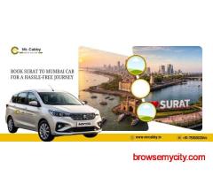 Book Surat to Mumbai Cab Price at Lowest Fare