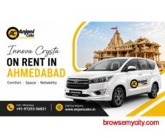 Innova Crysta on Rent in Ahmedabad - Anjani Cabs