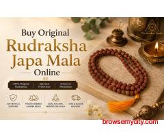 Buy Original Rudraksha Japa Mala Online at Best Price | The Stardust Studio