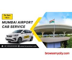 Mumbai Airport Taxi Service | Airport Pickup & Drop Cabs | For Sure Taxi