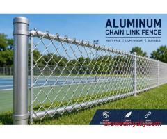 Durable Aluminum Chain Link Fence for Residential and Industrial Use