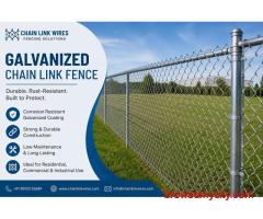 High-Quality Galvanized Chain Link Fence Manufacturer